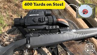 DNT OPTICS 635R.... Testing on Steel Targets (400 yards)