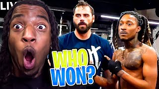 B LOU REACTS TO PRIME & ZHERKA FULL FIGHT!