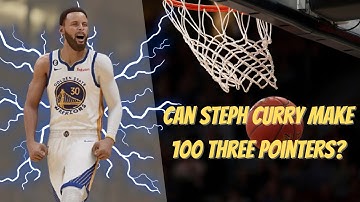 Can Steph Curry Make 100 Three-Pointers in One Game? (NBA 2K Challenge)