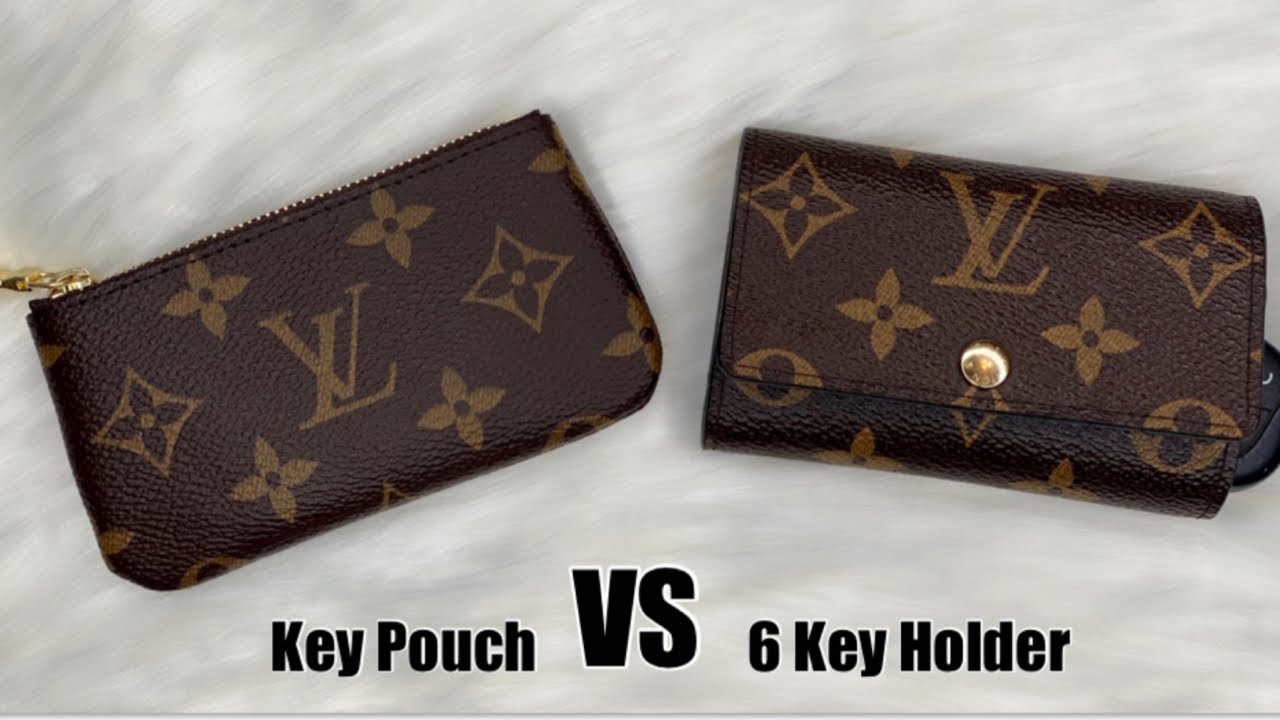 LOUIS VUITTON KEY HOLDER COMPARISON// 6 RING KEY VS 4 RING KEY VS KEY POUCH  