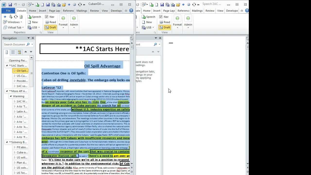 Finding and Cutting Evidence - the debate guru