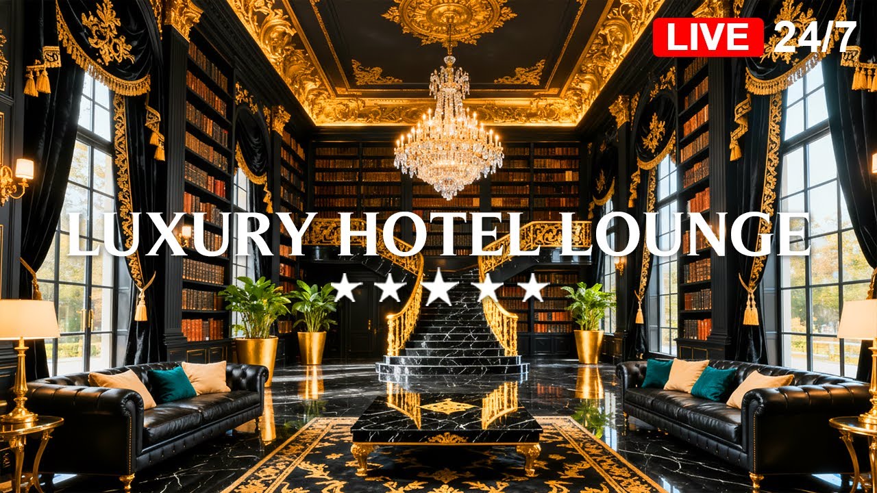 Luxury Hotel Lounge BGM 🎷 Ethereal Jazz Saxophone Music for Calm Good ...