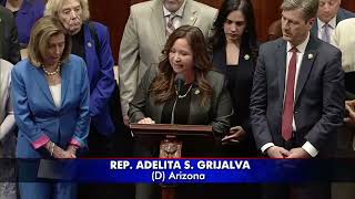 Rep Grijalva Holds Moment of Silence on House Floor for Tucson Hate Crime Victims