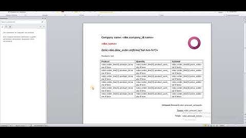 DOCX report easy Odoo