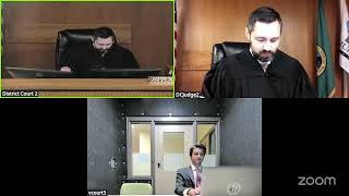 Thurston County District Court's State In-Custody Calendar