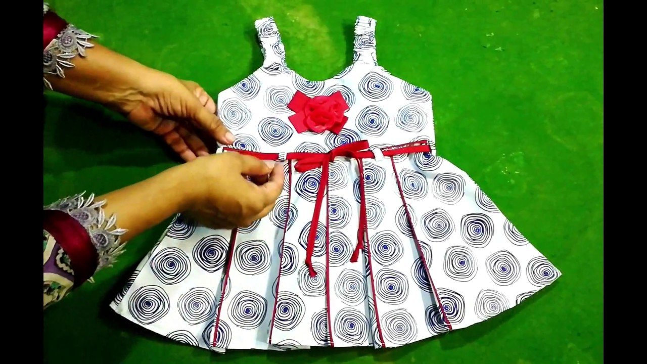 8 years baby girl birthday frock cutting and stitching in telugu 👗👗👗 -  YouTube