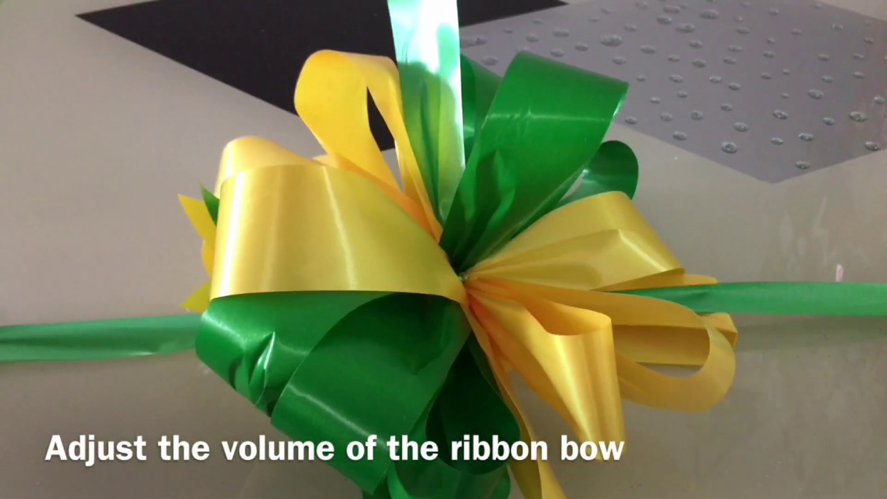How to Make Beautiful Ribbon Bow with Two Different Colours DIY 