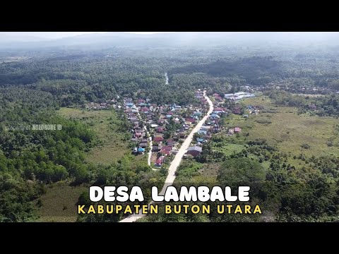 Ref:MuGsJ3O31YY Jelajah DESA LAMBALE Kabupaten Buton Utara Pakai Drone || DJI Mini 2 SE