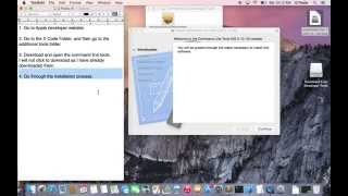 Installing Command Line Tools on Mac