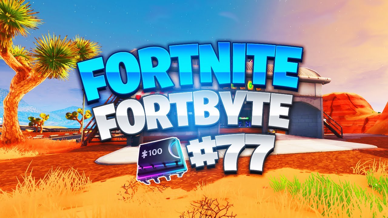 Fortnite Fortbyte #77 Location! - Found Within A Track Side Taco Shop!