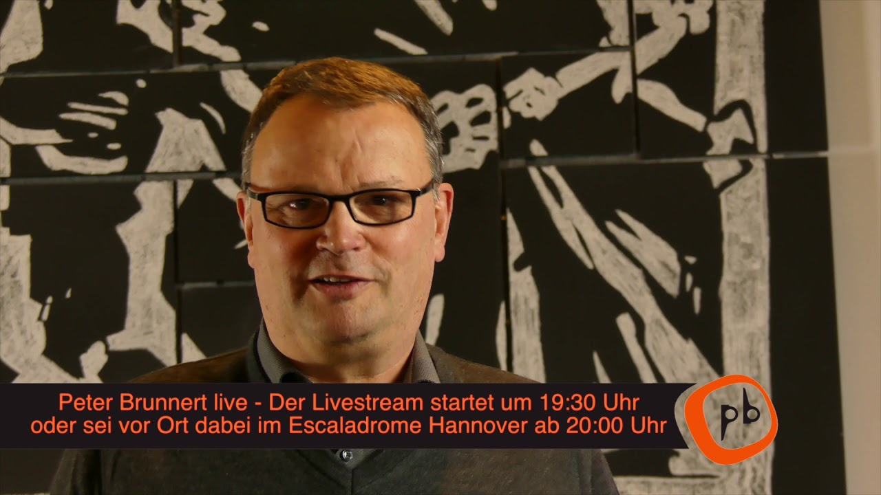 Teaser Peter Brunnert Livetream am 19.01.2019live aus dem Escaladrome Hannover