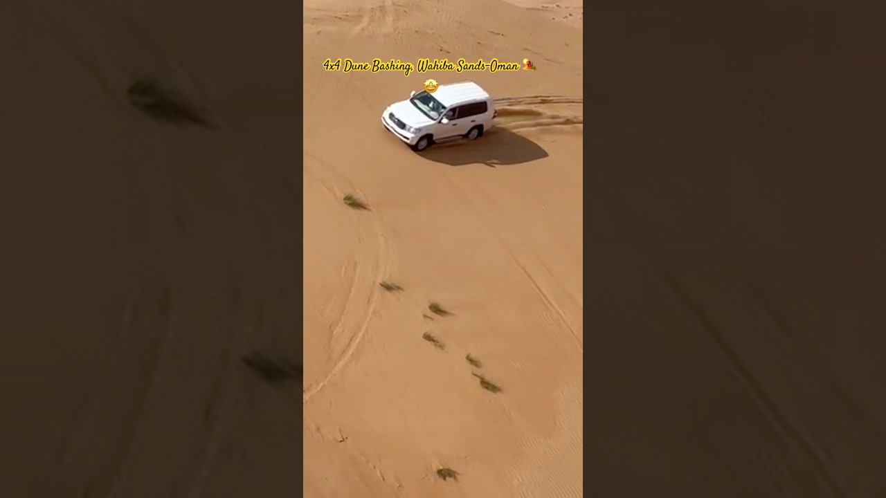 4x4 Dune Bashing, Wahiba Sands-Oman 🏜🤩 #dunebashing  #oman #desertsafari
