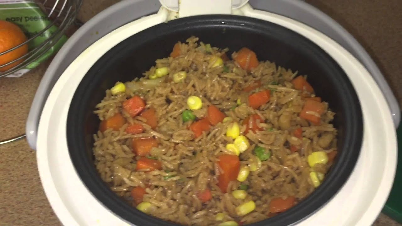 Rice Cooker Fried Rice Recipe 
