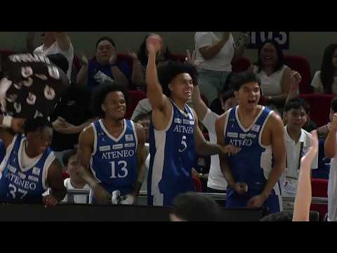 Andrew Bongo with the HOT HANDS FROM DOWNTOWN 💥 for ADMU vs NU | UAAP Season 89 Men's Basketball