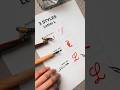 Letter L in 3 styles #calligraphy
