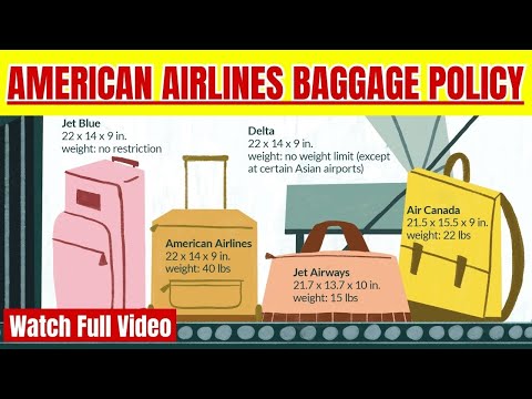 Видео: Америкийн агаарын тээврийн компаниудад зориулалтын цүнх авч явахыг зөвшөөрдөг үү?