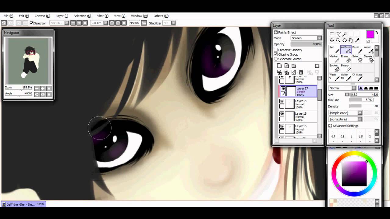 Jeff the Killer - Sleep Tight [Speedpaint]