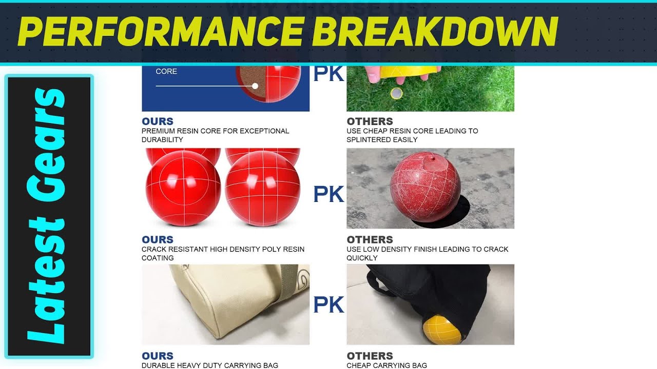 Потрясающий набор для бочче диаметром 100 мм: ваша следующая страсть к этой игре на открытом возд...