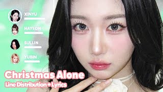 Triples - Christmas Alone Line Distribution Lyrics Karaoke Patreon Requested