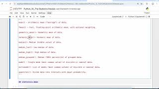 Introduction to The Statistics Module in Python | What is Statistics Module in Python