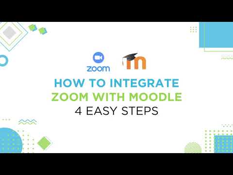 Video How To Integrate Zoom with Moodle in 2020 - youtube