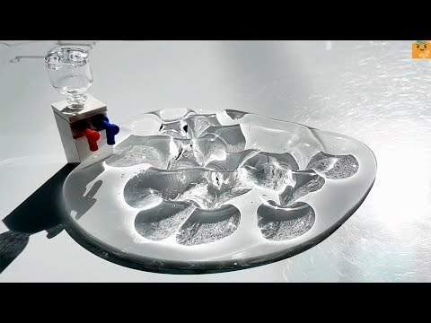 유리같이 투명한 클리어 슬라임(with정수기미니어처) DIY GLASSY <strong>CLEAR</strong> SLIME <strong>PLAY</strong>