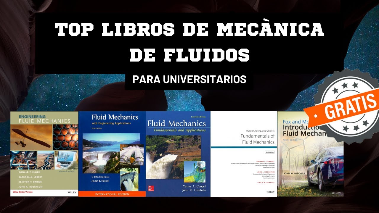 TOP MEJORES LIBROS DE MECANICA DE FLUIDOS PARA DESCARGAR GRATIS. - YouTube