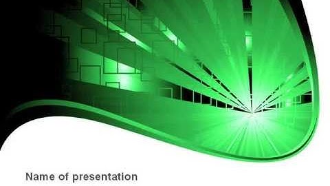Green Light PowerPoint Template by PoweredTemplate.com