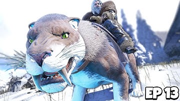 The Speediest SABERTOOTH in the Arctic! | ARK Survival Evolved Genesis DLC #13