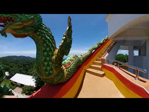 360 Video Tour of Highest Temple in Koh Samui (4K)