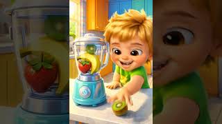 Fruit Ice Cream! 🍓🍦 Learning Colors with Bino | Yum Yum Yum! #Shorts #BinosWorld