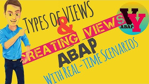 SAP ABAP Tutorials-DDIC-Creating Database View and Projection View with Real-Time Scenarios