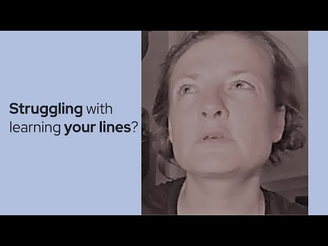 Are you struggling with memorizing your lines in acting?