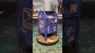 Making a miniature US style mailbox!#miniature #mail #snailmail #realistic #handmade #post #shorts