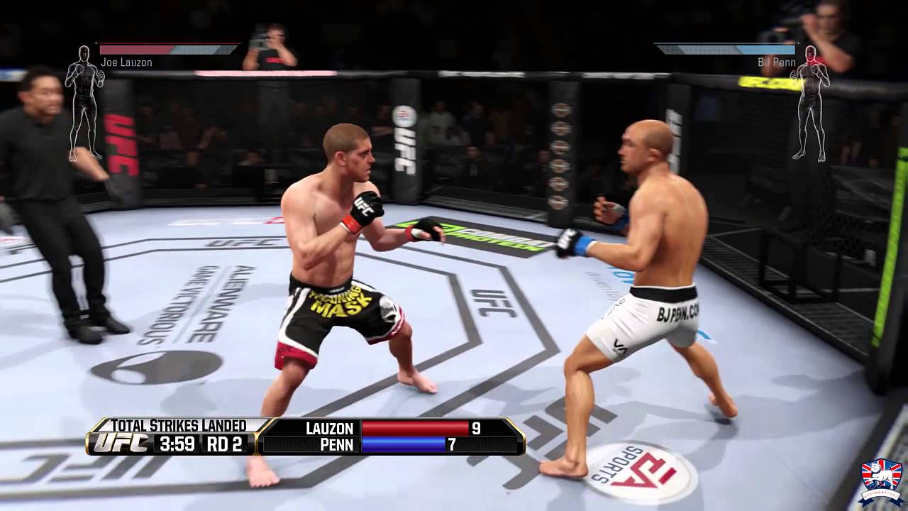 EA Sports UFC - Joe Lauzon Vs B.J. Penn - Commentary By Sakurba1982