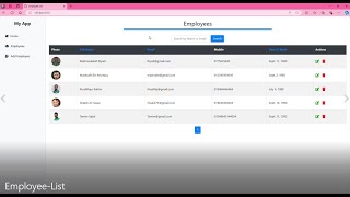 Employee Management System using Django CRUD + Bootstrap