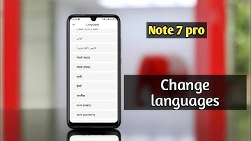 redmi Note 7 Pro Language Setting | How To Change Language Bhasha Badlen  English Hindi Tamil