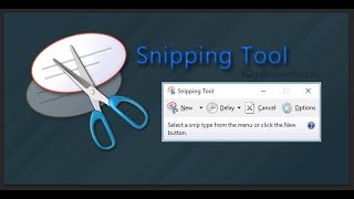 كيفية عمل سكرين شوت للكمبيوتر بااستخدام اداه snipping tool  مدمجه في الويندوز مجانا screenshot 2