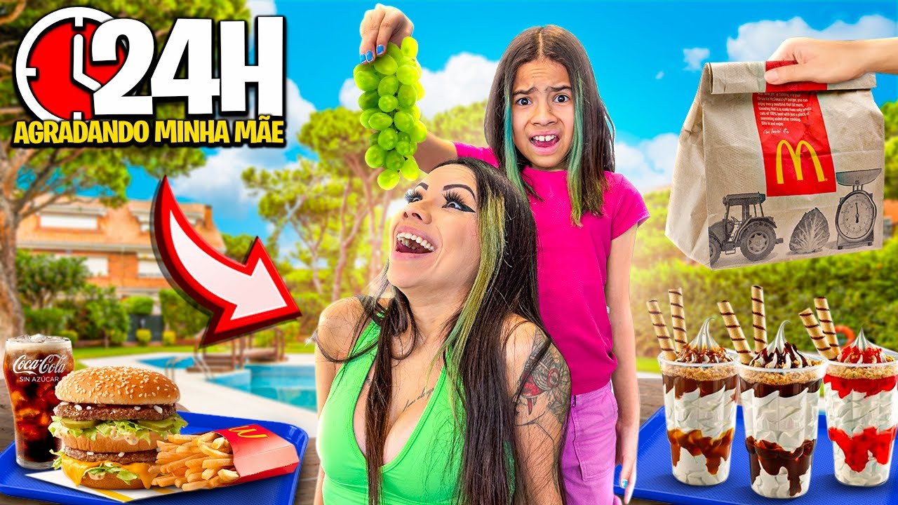 AGRADANDO MINHA MÃE POR UM DIA INTEIRO!