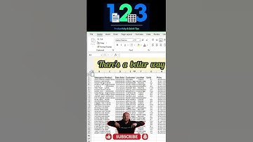 Fix rows and columns in excel #excel #computer #shorts #trending