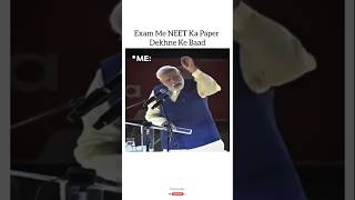 NEET Exam Paper Dekhne Ke Baad 😂💀 #funny #neet #exam #study #memes #shorts