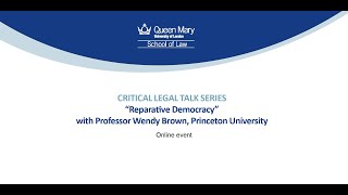 Critical Legal Talk Series: 
