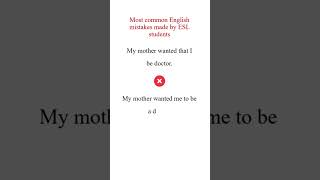 IELTS &amp; PTE Student Most Common Mistake 09 0f 50 in Writing and Speech l Test  English Grammar l ESL
