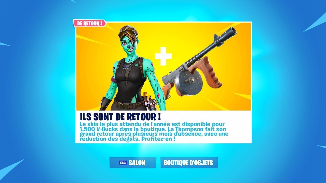 thompson goule fortnite - fortnite soldat goule