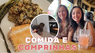 COZINHANDO E PASSEANDO COM A MINHA MÃE NOS EUA