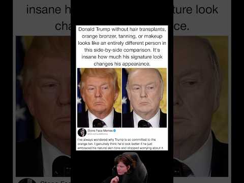 I’ve always wondered why trump is committed to the orange tan