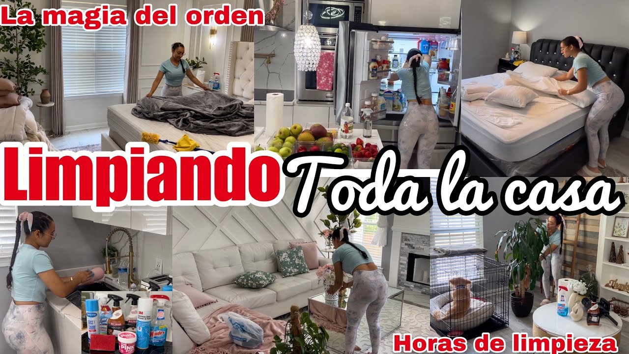 ✨MOTIVACIÓN! LIMPIA TODA LA CASA!Cuando tienes poco TIEMPO|ORGANIZACION MARATÓN 1 Hora|fácil yrápido