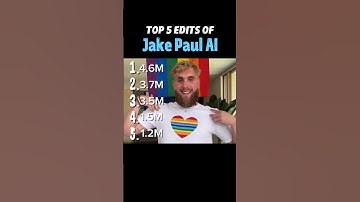 Top 5 AI Jake Paul Edits 😂 #shorts