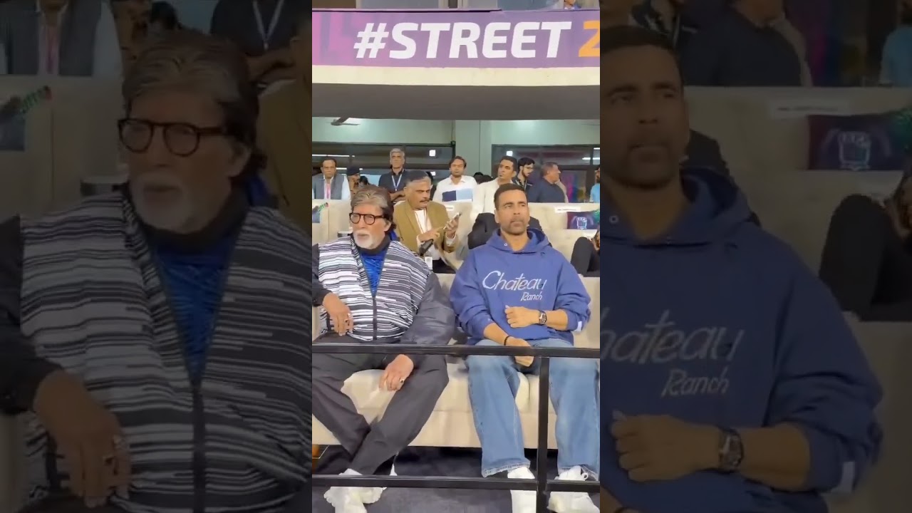 Akshay Kumar, Amitabh Bachchan & Ram Charan Light Up ISPL Cricket Event in Mumbai 🔥🏏