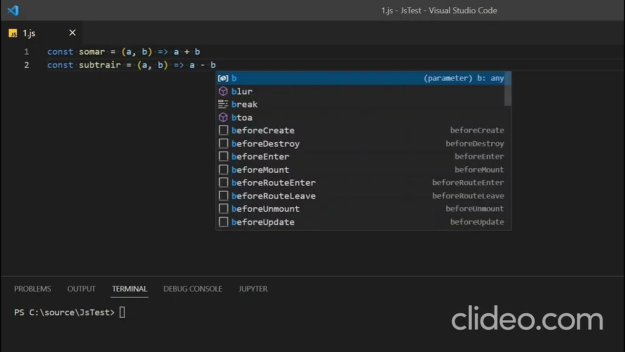 Criar um modulo com funções de somar e subtrair no JavaScript - YouTube